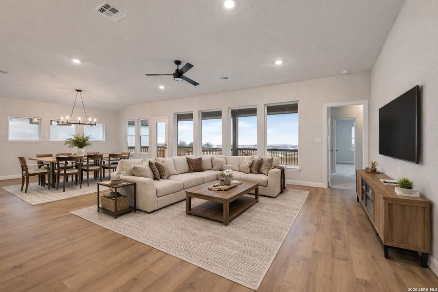 Furnished interior view inside a new home in Meyer Ranch – Legacy Series, New Braunfels (Image 10).