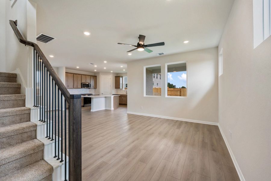 Spacious, unfurnished interior of a new home in The Cottages at La Cima, San Marcos (Image 21).
