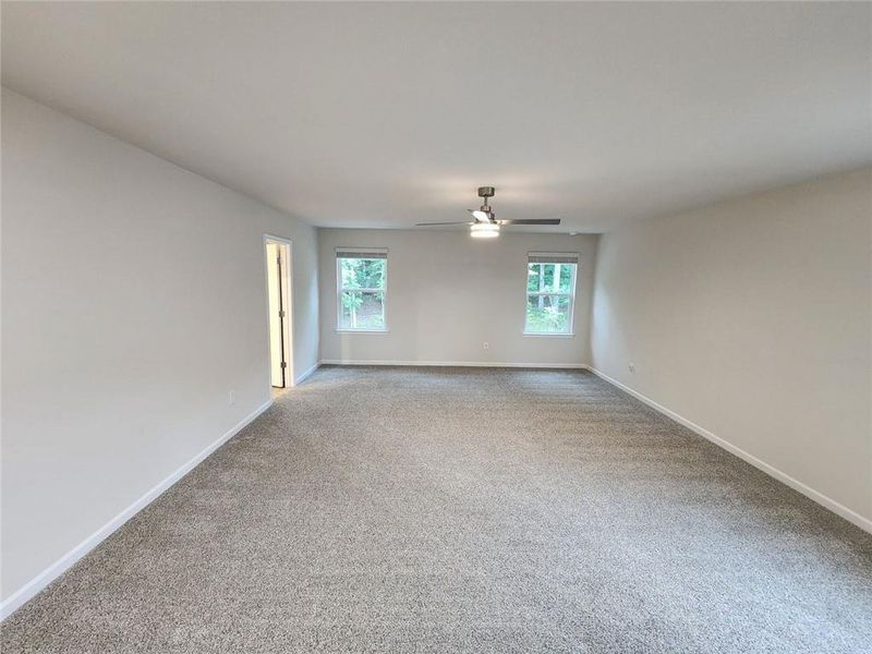 Spacious, unfurnished interior of a new home in The Oaks at Dawson, Dawsonville (Image 45). Spacious, unfurnished interior of a new home in The Oaks at Dawson, Dawsonville (Image 45).