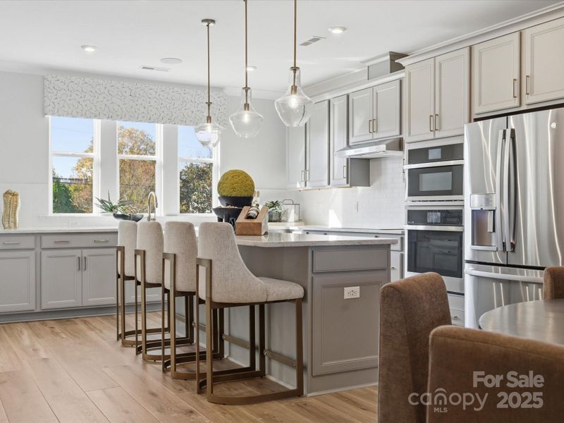 Gourmet Kitchen Layout is a Chef's Dream. *Model Photos | Actual Finishes, Structural Selections, and Orientation May Vary.