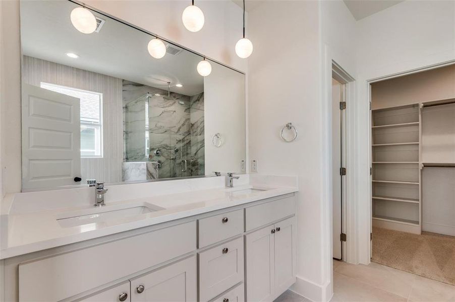 Furnished interior view inside a new home in , Dallas (Image 7).