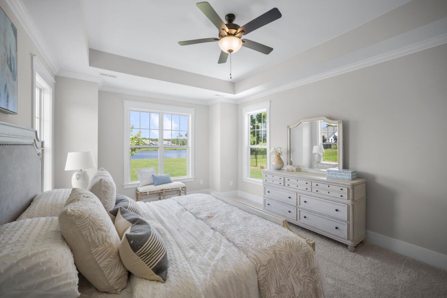 Representative furnished interior of a home built from the Fletcher by Bill Clark Homes in Riverside Cove, Wilmington (Image 11).