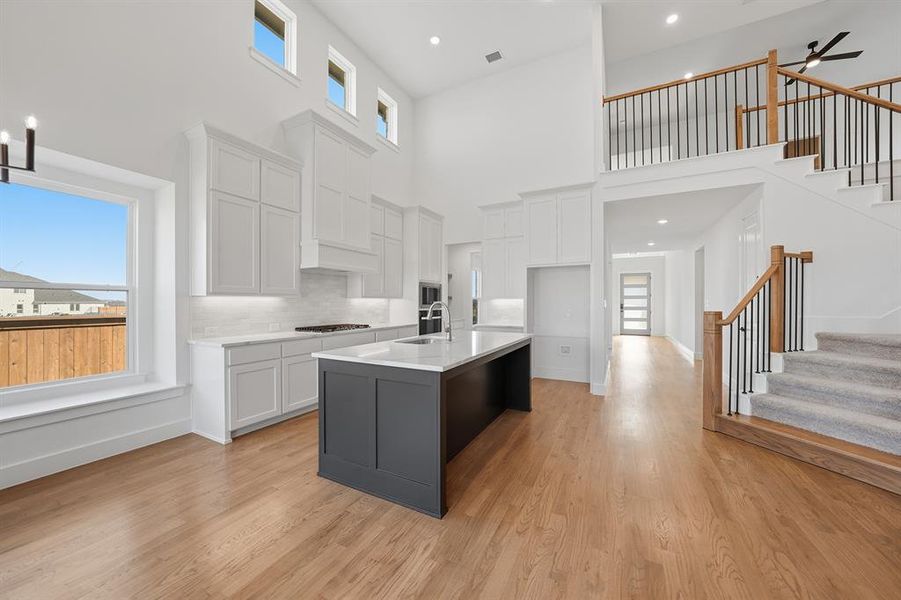 Furnished interior view inside a new home in Brookhollow West, Prosper (Image 7).