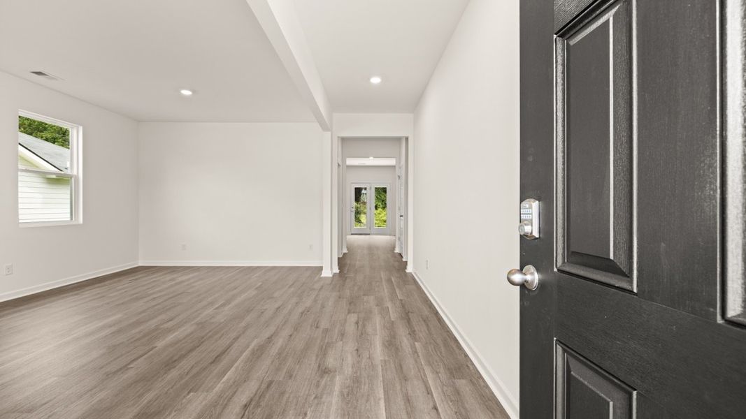Representative unfurnished interior of a home built from the Hanover by D.R. Horton in The Reserve at Calcutta, Stockbridge (Image 25).