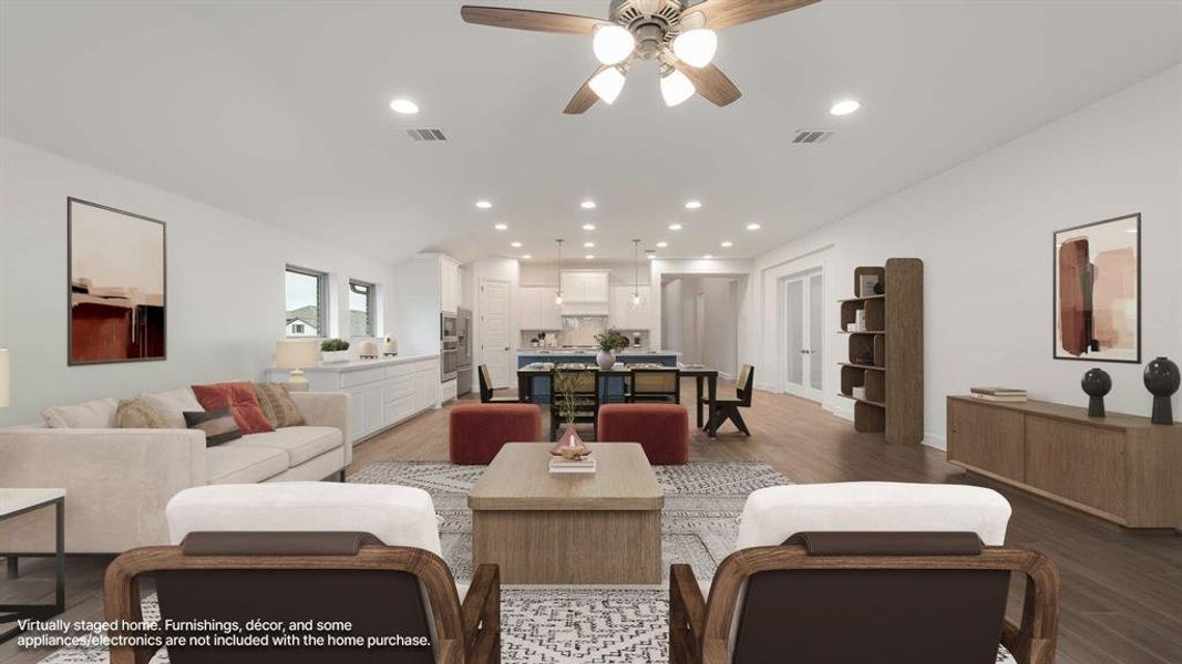 Furnished interior view inside a new home in Hillstead, Lavon (Image 11).