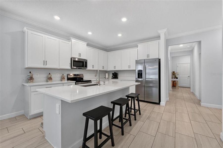 Furnished interior view inside a new home in , Parrish (Image 53).