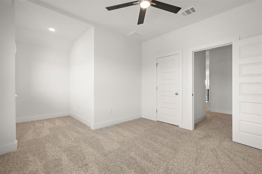 Bedroom 3, with its own sitting area/bonus space