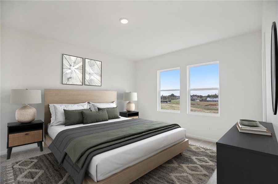Furnished interior view inside a new home in Crescent Pointe, Carrollton (Image 5).