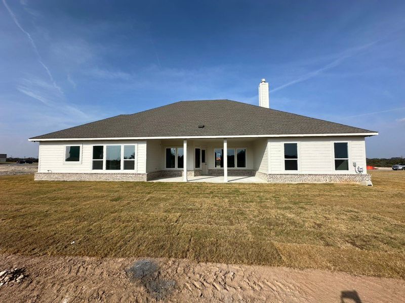 Exterior details and patio area of a home in Eagle Ridge Estates, Weatherford (Image 3). Exterior details and patio area of a home in Eagle Ridge Estates, Weatherford (Image 3).