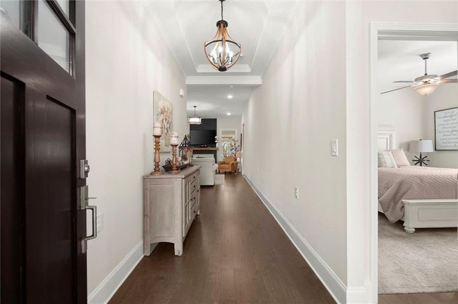 Furnished interior view inside a new home in , Woodstock (Image 36).