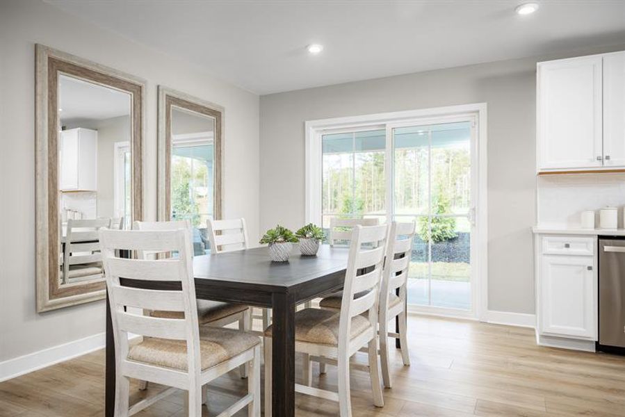 Furnished interior in a model home at Basildon Ranches in Lancaster (Image 15). Furnished interior in a model home at Basildon Ranches in Lancaster (Image 15).