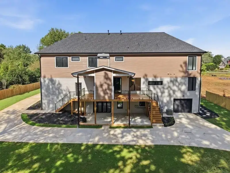 Exterior details and patio area of a home in , Marietta (Image 43).