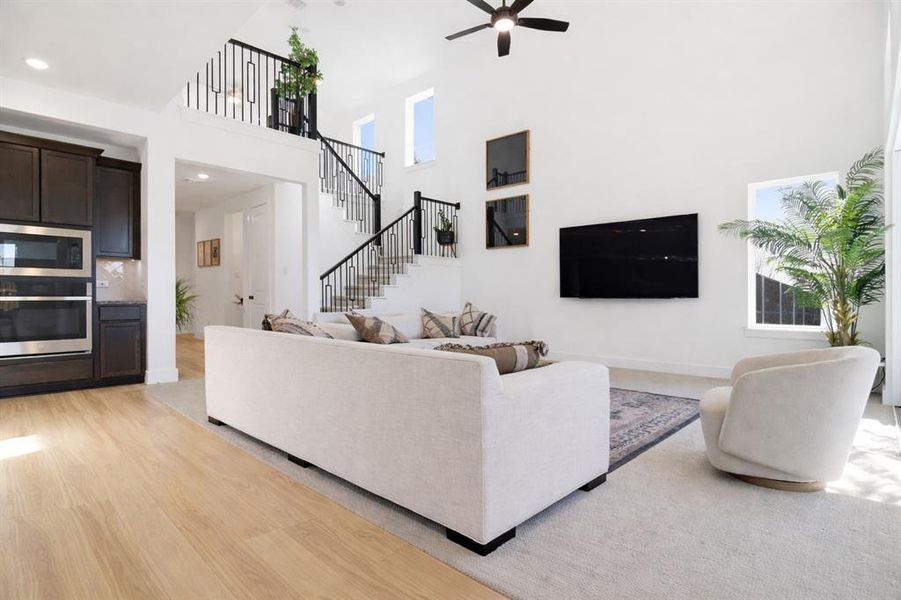 Furnished interior view inside a new home in , Hickory Creek (Image 10).