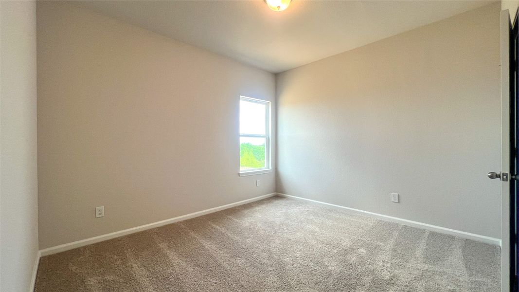 The Sparrow II- Secondary Bedroom 2. Sample floor plan image for illustration; upgrades, options, and colors may vary.