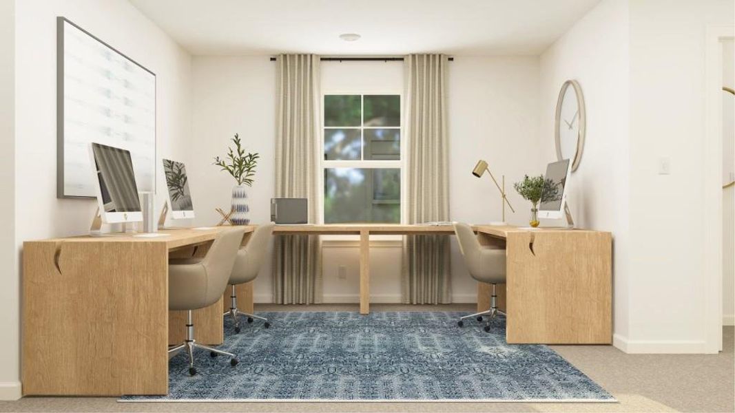 Furnished interior view inside a new home in Wellington Estates, Madison (Image 6).