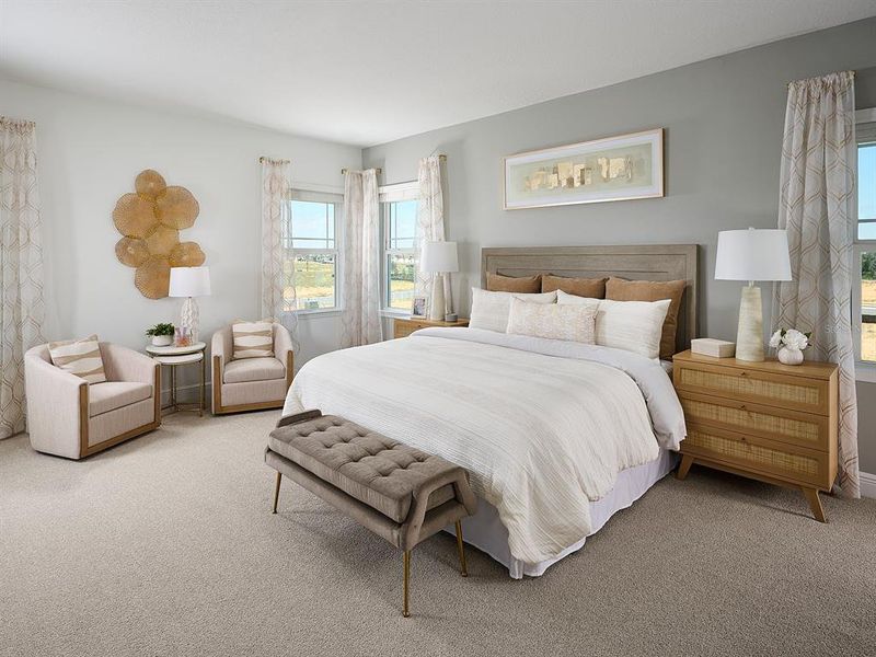 Furnished interior view inside a new home in Cyrene at Minneola, Minneola (Image 4). Furnished interior view inside a new home in Cyrene at Minneola, Minneola (Image 4).