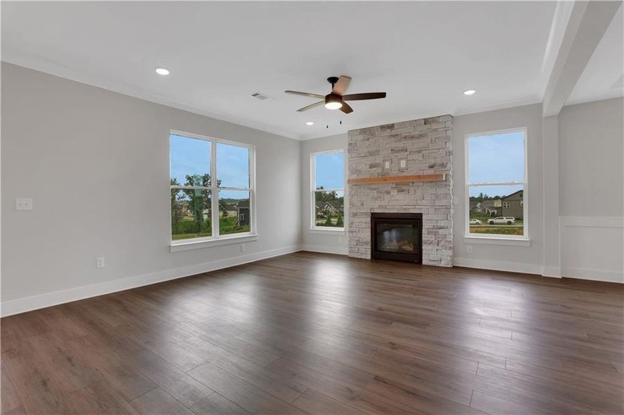 Spacious, unfurnished interior of a new home in Twin Lakes, Hoschton (Image 21). Spacious, unfurnished interior of a new home in Twin Lakes, Hoschton (Image 21).