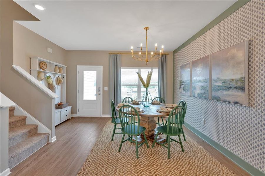 Furnished interior view inside a new home in , Rockmart (Image 3).