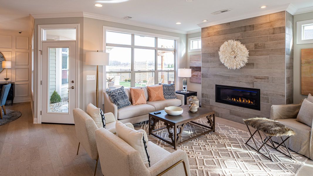 Furnished interior view inside a new home in The Courtyards on Robinson Church, Harrisburg (Image 5).