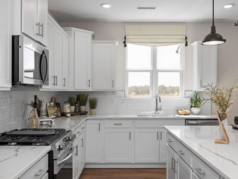 Furnished interior view inside a new home in Woodland Crossing, Zebulon (Image 7).