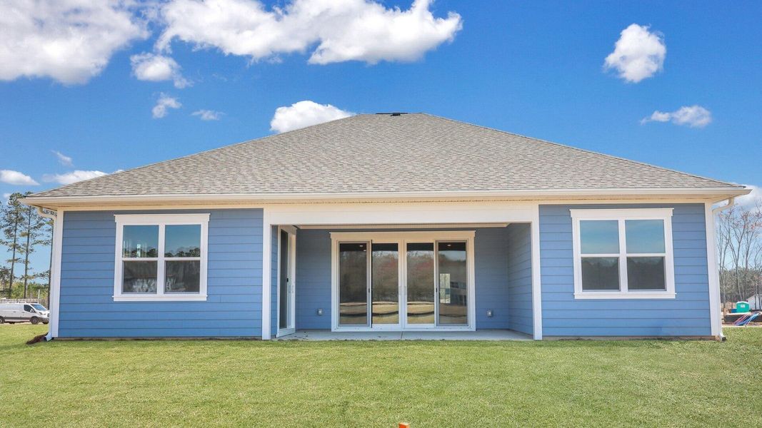 Exterior details and patio area of a home in Berkeley Bay, Ridgeville (Image 22).