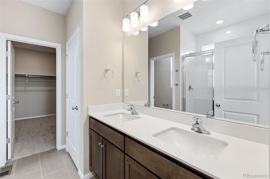 Furnished interior view inside a new home in The Cottages Collection at Ridgeline Vista, Brighton (Image 8).