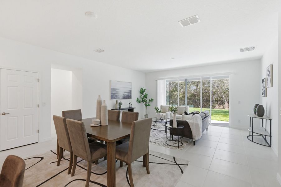 Furnished interior view inside a new home in Trinity Gardens, Deland (Image 6).