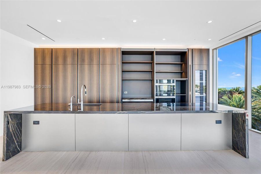 Furnished interior view inside a new home in , Miami (Image 17).