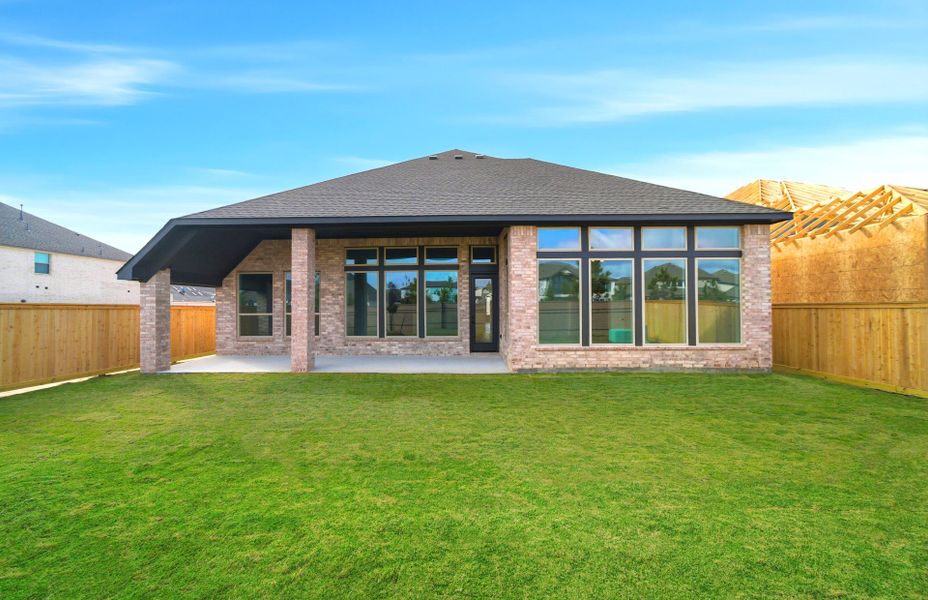 Exterior details and patio area of a home in Bridgeland 60′, Cypress (Image 30). Exterior details and patio area of a home in Bridgeland 60′, Cypress (Image 30).
