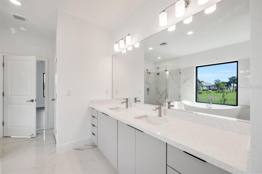 Furnished interior view inside a new home in , Punta Gorda (Image 8).