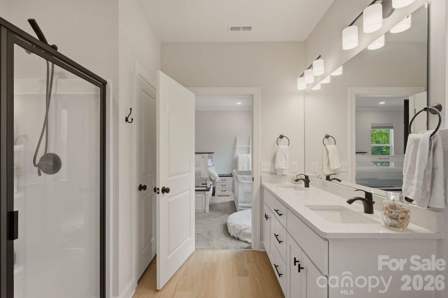 Furnished interior view inside a new home in , Troutman (Image 10).