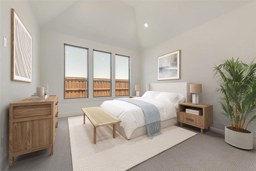 Furnished interior view inside a new home in Quail Hollow, Rockwall (Image 8). Furnished interior view inside a new home in Quail Hollow, Rockwall (Image 8).