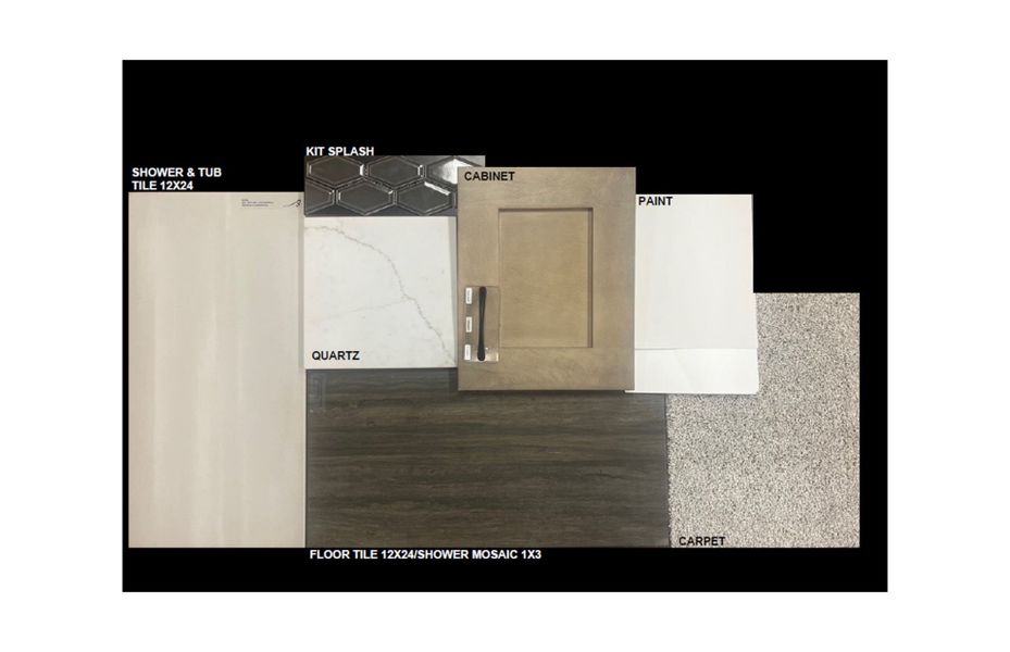 Sample of building materials used in homes in Vistoso Canyon Estates, Oro Valley (Image 3).