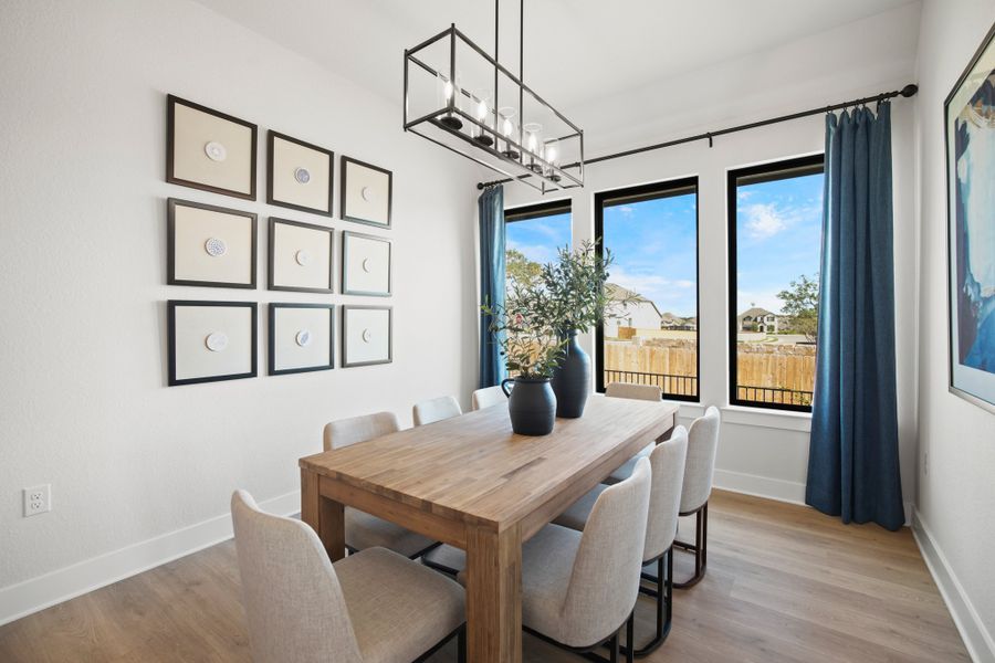 Furnished interior view inside a new home in La Cima 50', San Marcos (Image 23).