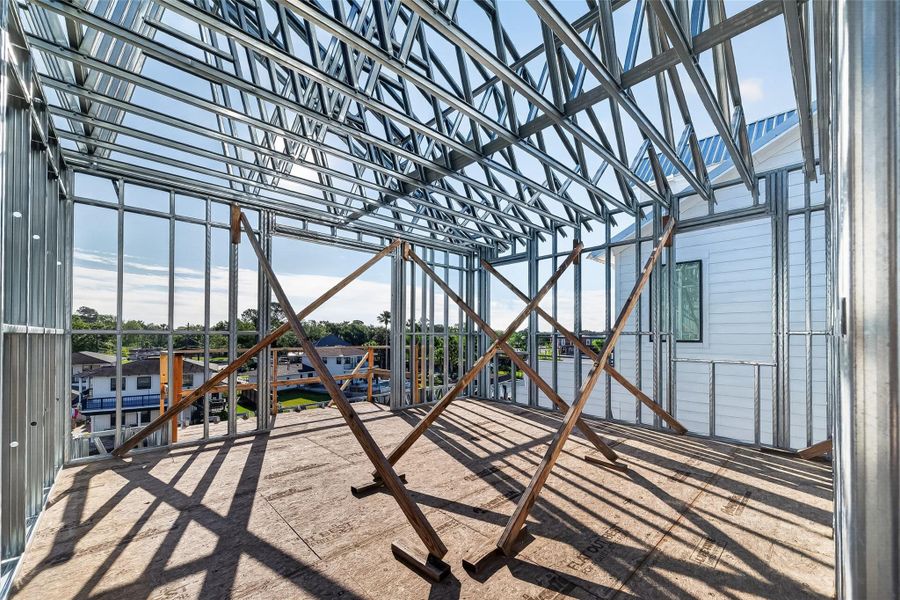 In-progress construction of a new home in , Taylor Lake Village, TX (Image 13).