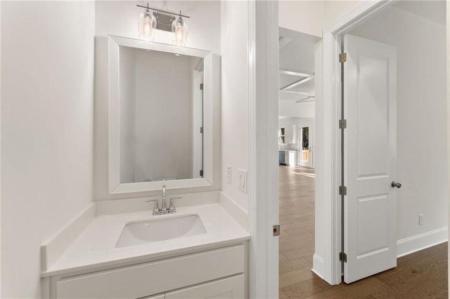 Furnished interior view inside a new home in Chattahoochee Reserve, Cumming (Image 10).