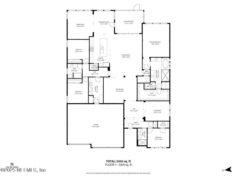 2D floor plan layout of this home in Trailmark - Phase 6, St. Augustine, FL (Image 4). 2D floor plan layout of this home in Trailmark - Phase 6, St. Augustine, FL (Image 4).