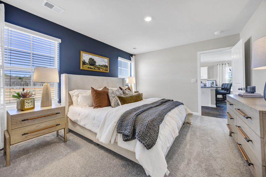 Furnished interior view inside a new home in The Park at Wilkinson, Orangeburg (Image 17).