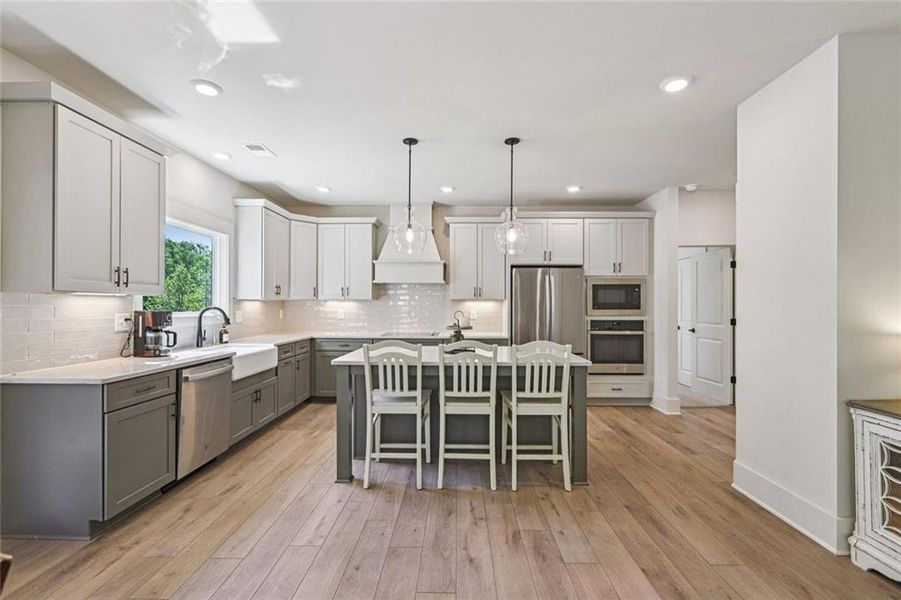 Furnished interior view inside a new home in , Hoschton (Image 8).
