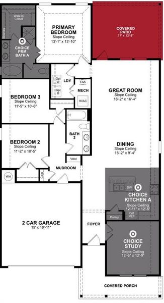 Beazer Homes Goodland Carson plan