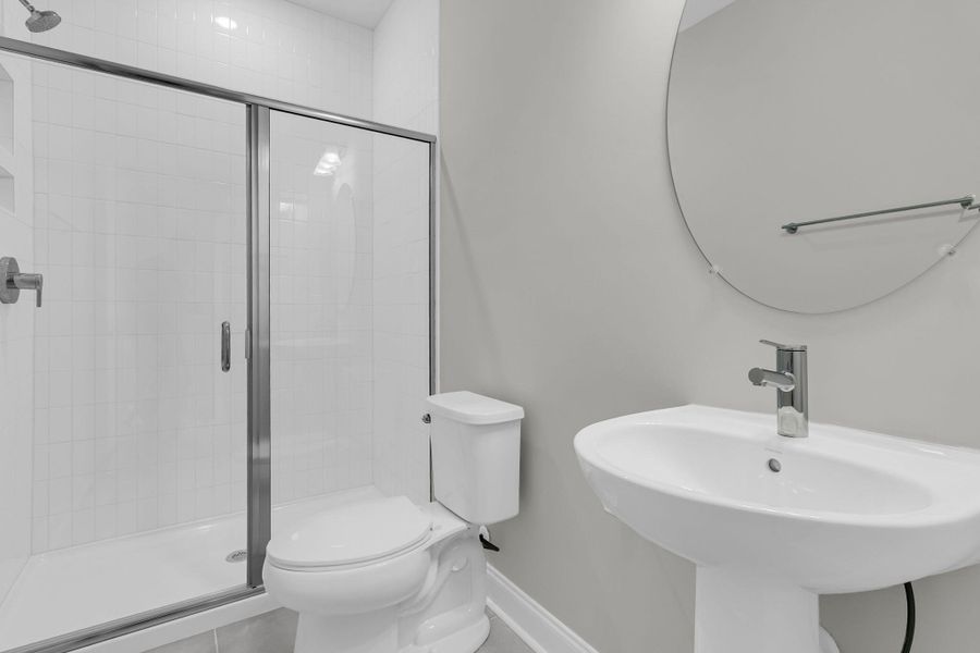 Furnished interior view inside a new home in Tidewater at Lakes of Cane Bay, Summerville (Image 8).