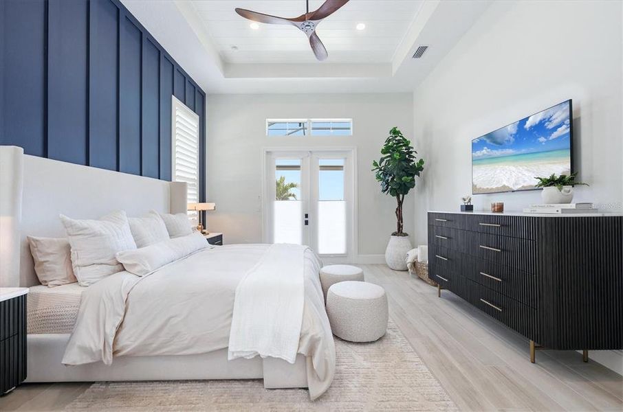 Furnished interior view inside a new home in , Sarasota (Image 43).