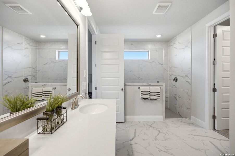Furnished interior view inside a new home in The Parklands, Schertz (Image 33).