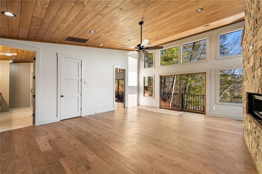 Spacious, unfurnished interior of a new home in , Blue Ridge (Image 42).