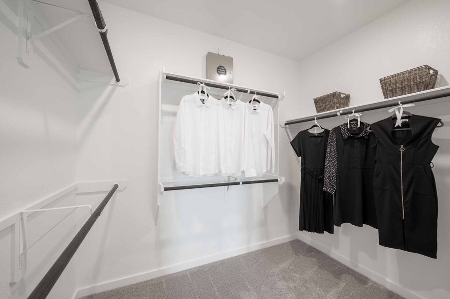 Furnished interior view inside a new home in The Cove at Mason Woods, Cypress (Image 16). Furnished interior view inside a new home in The Cove at Mason Woods, Cypress (Image 16).