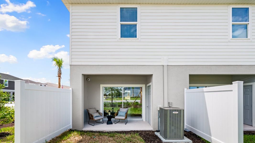 Representative exterior photo of a completed home built from the Hazel by Taylor Morrison in The Towns at Firethorn, Parrish, FL (Image 17).