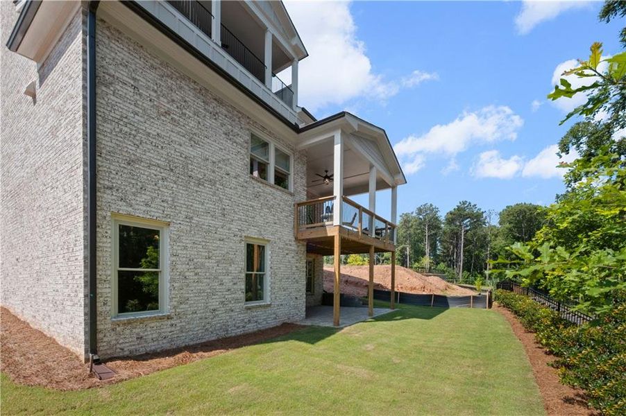 Exterior details and patio area of a home in Laurel View, Suwanee (Image 32). Exterior details and patio area of a home in Laurel View, Suwanee (Image 32).