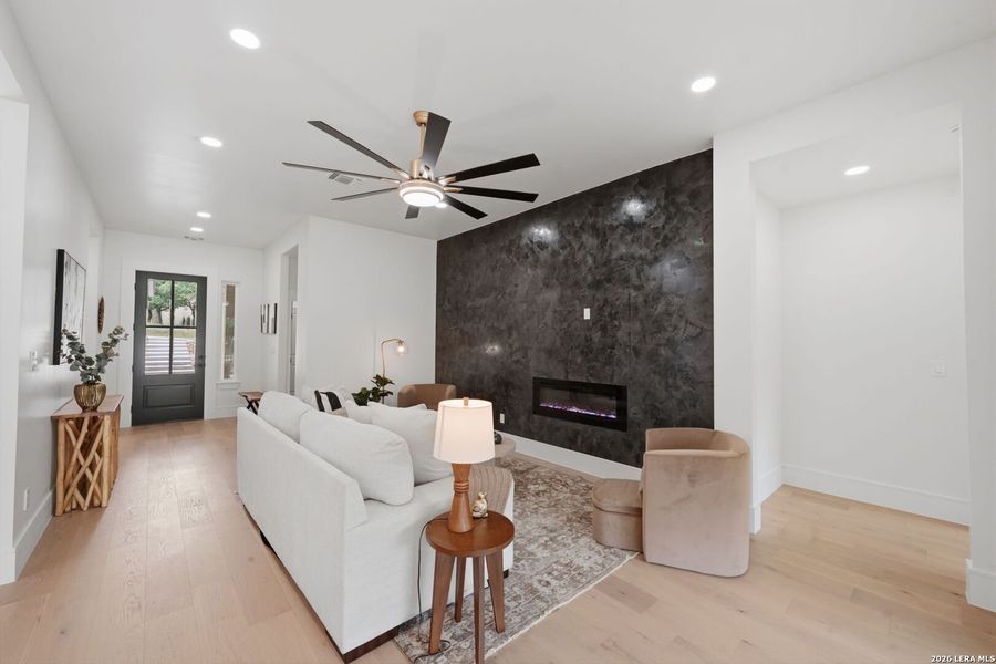 Furnished interior view inside a new home in , San Antonio (Image 15).