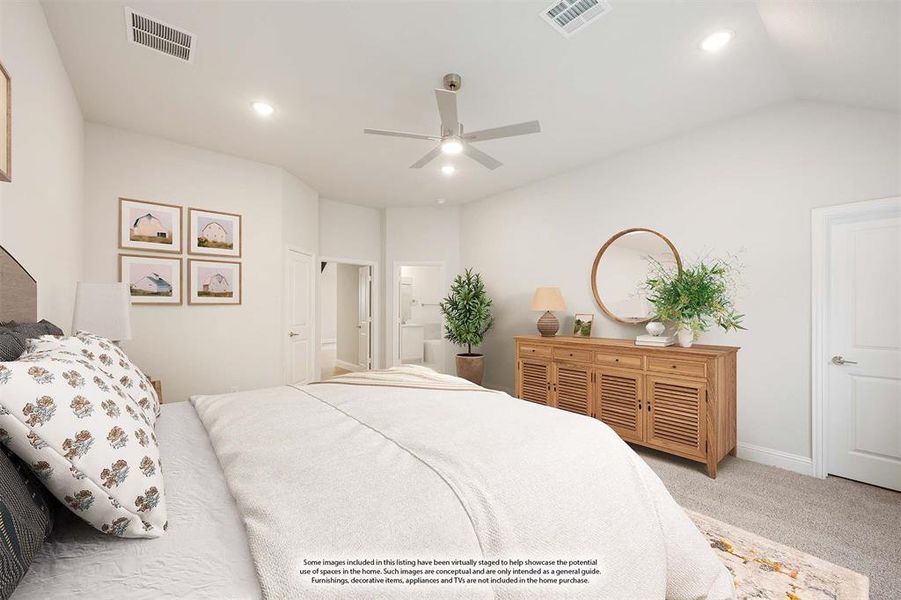 Furnished interior view inside a new home in Hampton Park, Glenn Heights (Image 7).