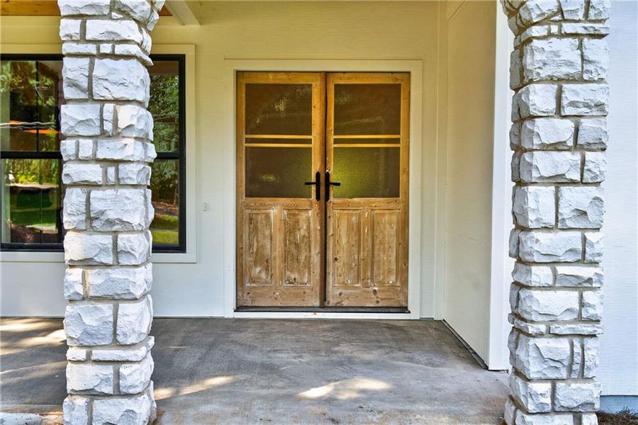 Exterior details and patio area of a home in , Dallas (Image 3). Exterior details and patio area of a home in , Dallas (Image 3).